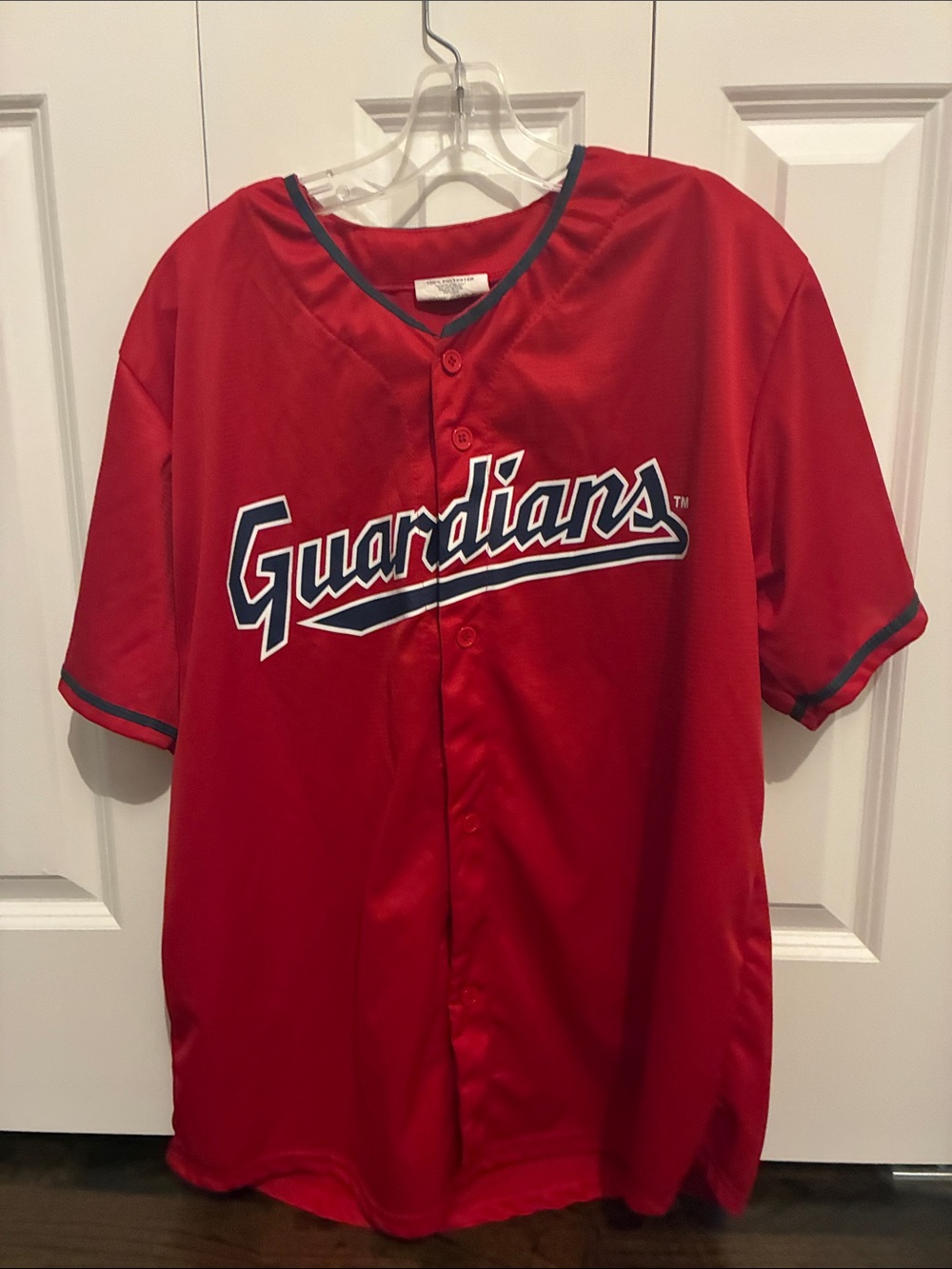 Cleveland Guardians Red Baseball Jersey - Official Team Style Tristian McKenzie